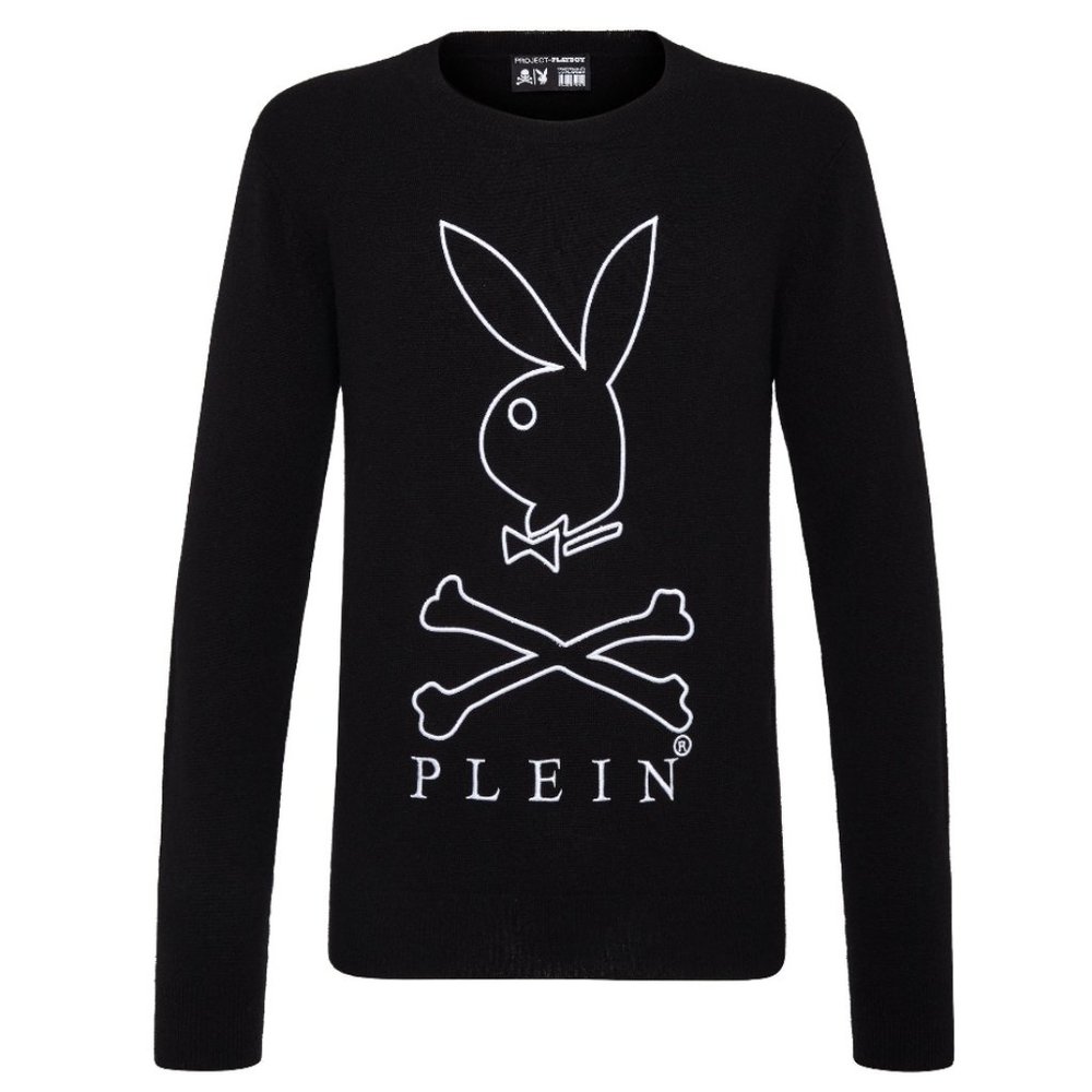 Philipp Plein / PLAYBOY Collab Hoodie / Black / S / M
